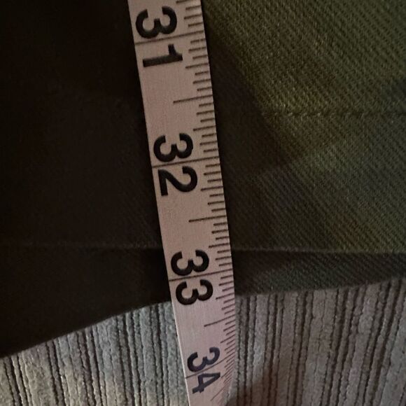 NWT Uniqlo Ines de La fressange olive skirt 6 - Picture 6 of 9